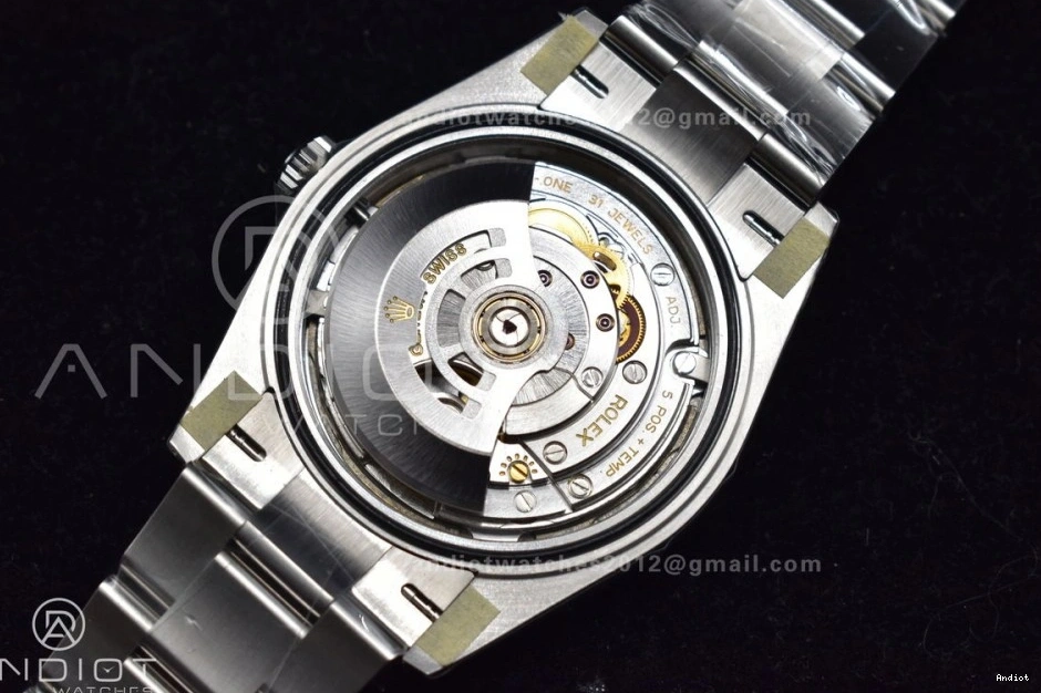 DateJust 904L Gray Dial Green Oyster SS Best 1:1 on VSF Roman 41 Bracelet VS3235 Edition 126330 1113